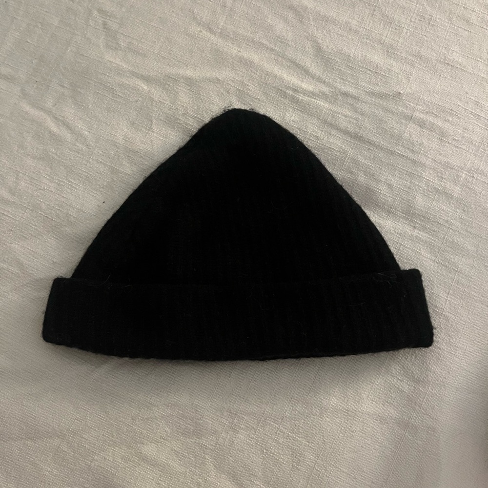James Street Co. Merino Wool Port Beanie - Black